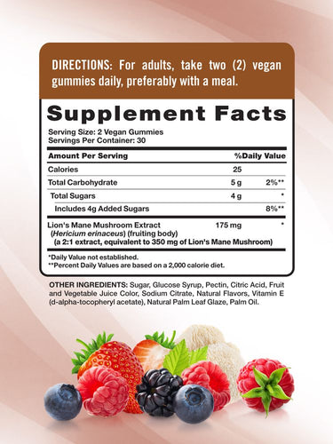 Melena de León | 60 Gomitas