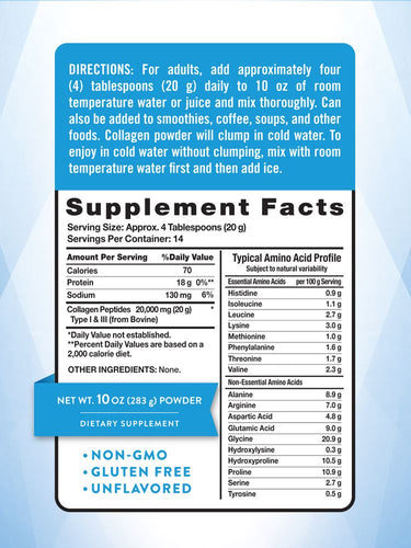 Collagen Peptides | 10oz Powder