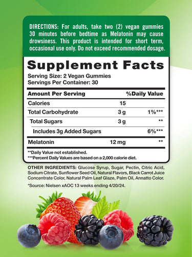 Mélatonine 12 mg | Force Maximale