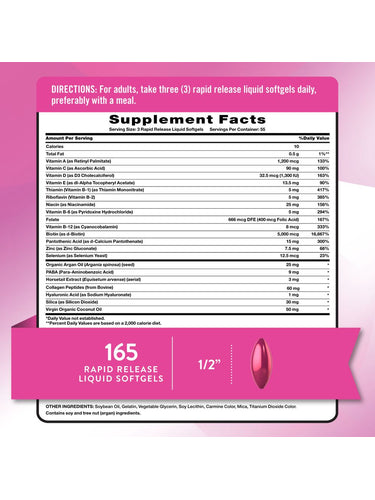 Hair, Skin & Nails with Biotin 5000 mcg