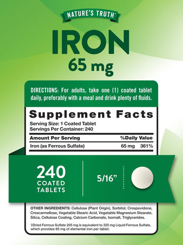 Iron 65 mg
