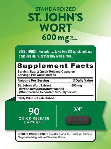 Erva de São João 600 mg