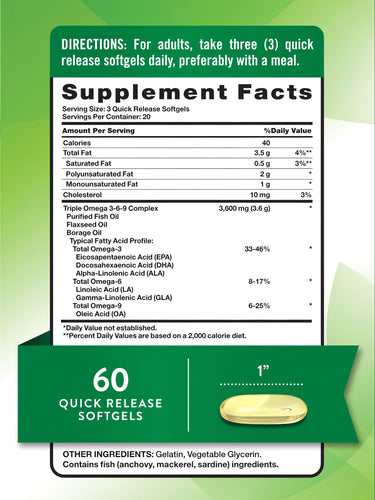 A single 1-inch quick release softgel is placed on a hand scale for measurement.