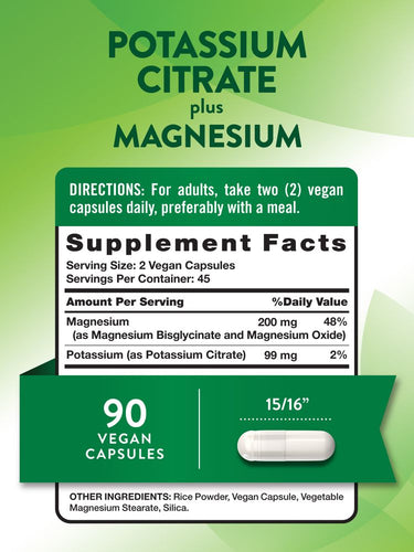 Citrate de Potassium plus Magnésium