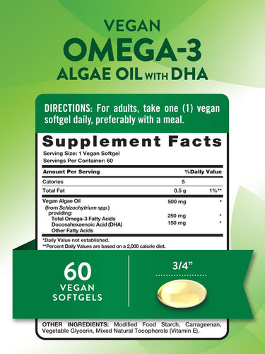 Omega 3 mit DHA | Vegan