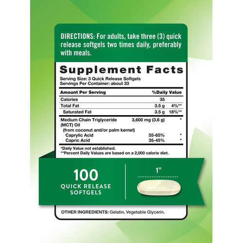 A single 1-inch softgel on a scale showing its weight, demonstrating the ease of measurement for dosing or packaging.