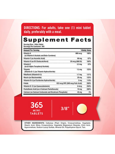 One Daily Women's and Men's Essential Multivitamin