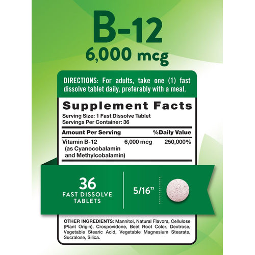 A 5/16 inch round, light-colored fast dissolve tablet with small specks, displayed on a bulk scale.