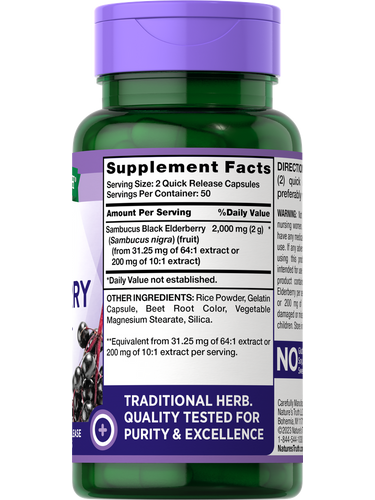 Sambucus Schwarze Holunderbeere 2000 mg