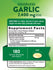 Geruchloser Knoblauch | 2400mg