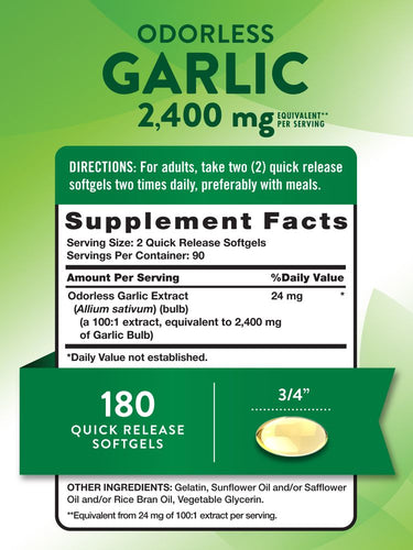 Geruchloser Knoblauch | 2400mg