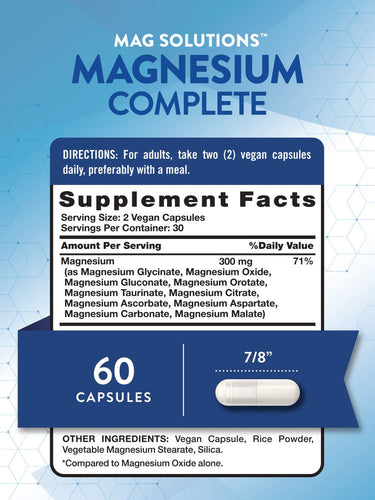 Complejo de Magnesio 300 mg