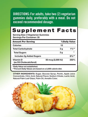 Vitamin D3 2000 IU (50 mcg) | Extra Strength