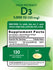 Vitamin D3 5000 IU (125 mcg) | Extra Strength