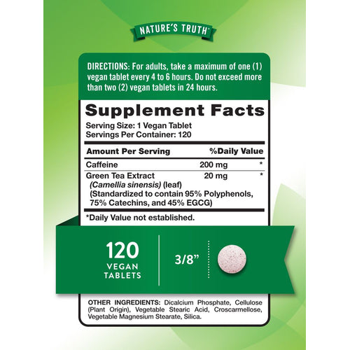 Hand holding a vegan tablet, measuring 3/8 of an inch, designed for bulk scaling.
