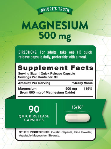 Magnesio 500 mg