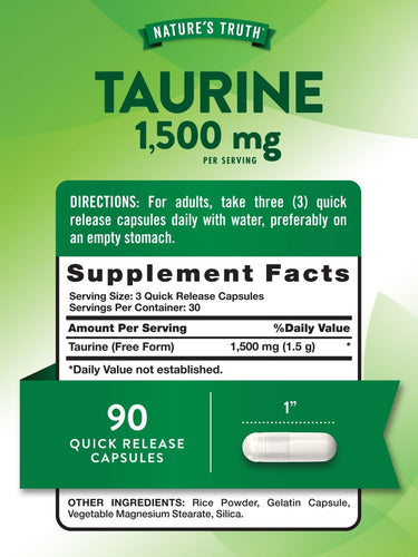 Taurina 1500 mg