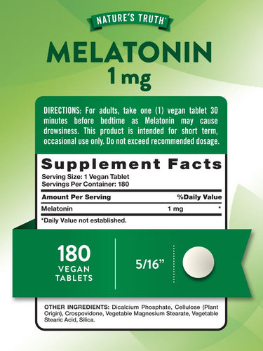 Mélatonine 1 mg
