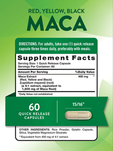 Radice di Maca | 60 Capsule