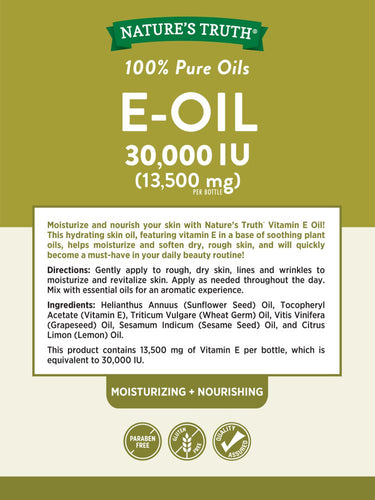 Aceite de Vitamina E 30,000 UI (13,500 mg)