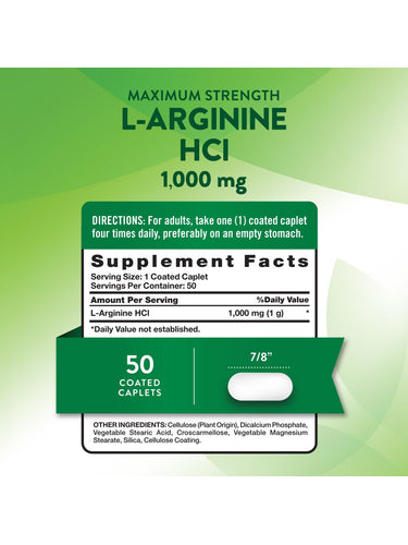 L-Arginine HCL 1000 mg