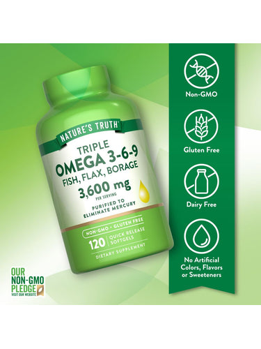 Oméga 3-6-9 3600 mg
