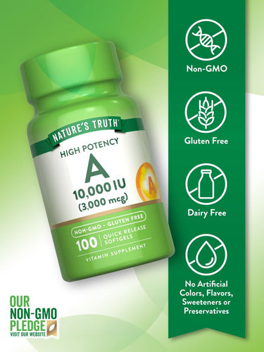 Vitamine A 10 000 UI (3 000 mcg)