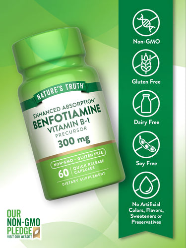 Benfotiamin Vitamin B-1 300 mg | Verbesserte Aufnahme