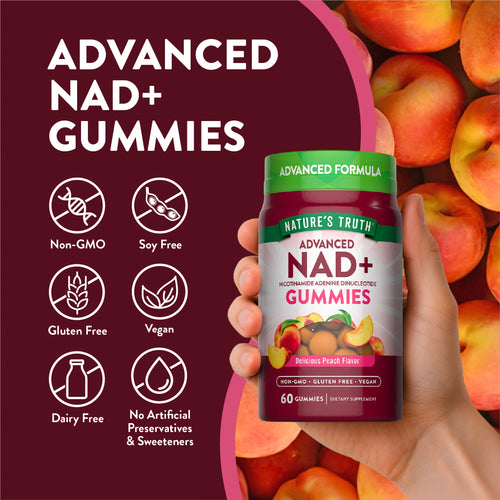 NAD+ Gummies | Peach Flavor