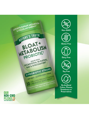 Bloat & Metabolism Probiotic | 30 Capsules