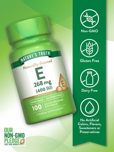 Vitamin E 268 mg (400 IE) | Natürlich