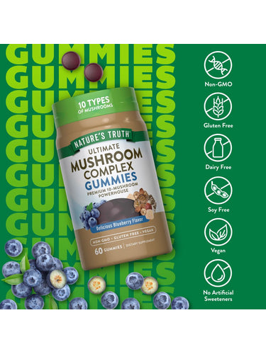 Gominolas de Complejo de Hongos | 60 Unidades