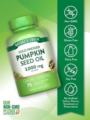 Aceite de Semilla de Calabaza 3000mg