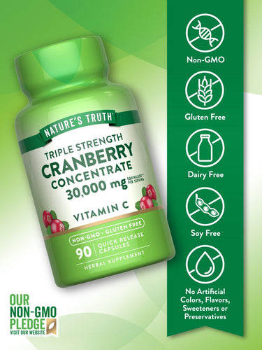 Concentrado de Cranberry 30.000 mg com Vitamina C
