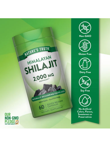 Cápsulas de Shilajit | 60 unidades