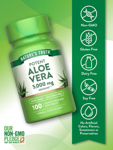 Aloe Vera | 100 Weichkapseln