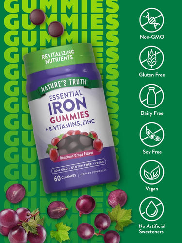 Iron with B-Vitamins, Zinc
