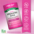 Prenatal DHA bottle with icons indicating Non-GMO, Gluten & Wheat Free, Dairy Free, No Artificial Colors, Flavors, Sweeteners.