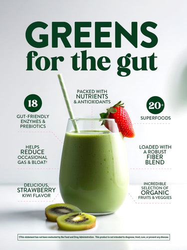 Organic Greens Powder Digestive Enzymes & Prebiotic Blend