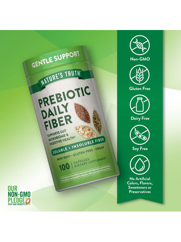 Integratore di Fibra Prebiotica | 100 Capsule