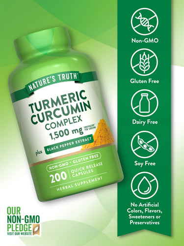Turmeric Curcumin Complex | 200 Capsules