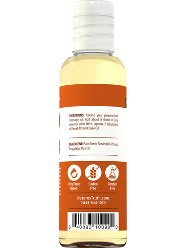 Aceite de Almendra Dulce | 4 Fl Oz