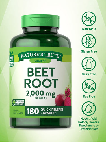 Beet Root Capsules | 2,000mg