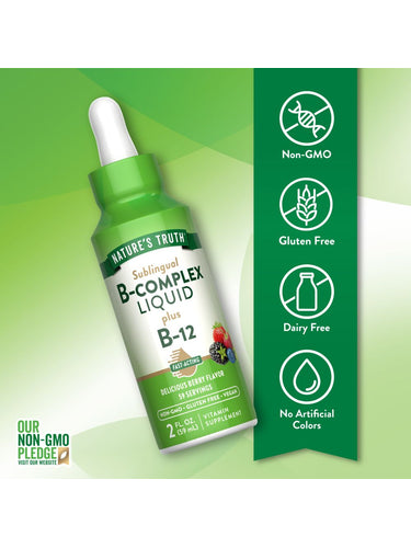 Vitamin B Complex Liquid | Berry Flavor