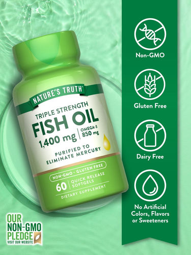 Aceite de Pescado Omega-3 1400 mg