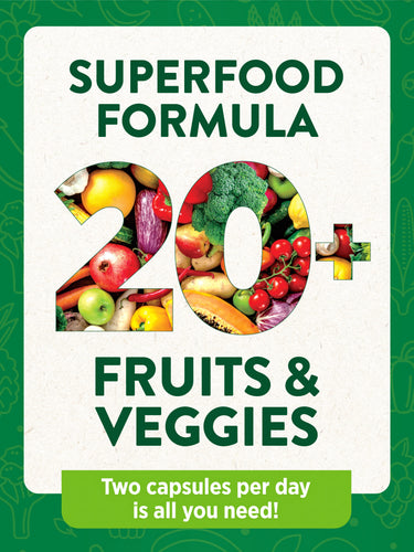 Fruit and Veggies Supplement | 120 Vegetarian Capsules