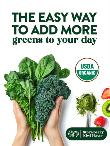 Organic Greens Powder Digestive Enzymes & Prebiotic Blend