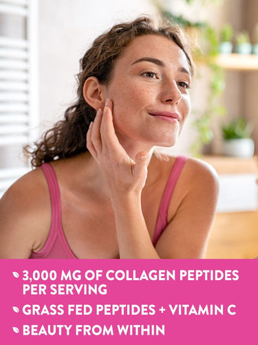 Collagen 3000 mg Hydrolyzed Type 1 & 3 with Vitamin C