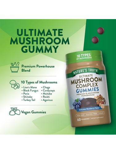 Mushroom-Komplex Gummis | 60 Stück