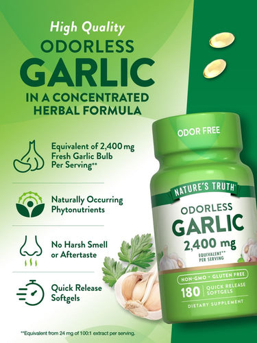 Odorless Garlic | 2400mg